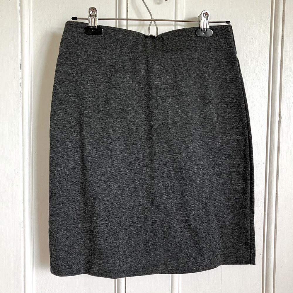 XS Petite Heather Grey Pencil Skirt XS